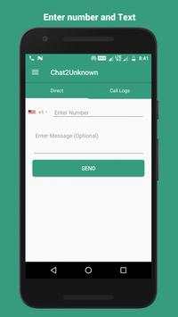 Chat 2 Unknown on Whatsapp without saving contact screenshot 2