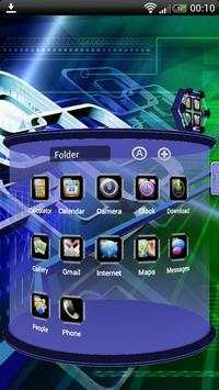 Next Launcher Tech Theme screenshot 3