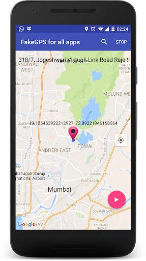 Fake GPS Pro 2017 for all apps screenshot 1