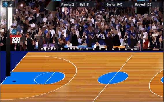 bola basket menembak Simulator screenshot 5