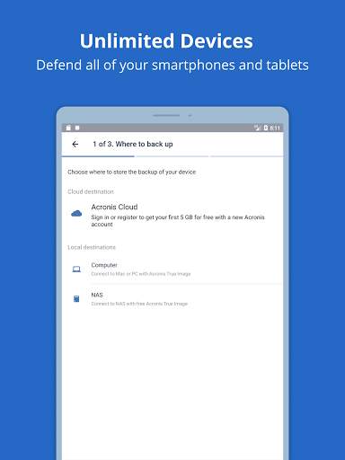 Acronis True Image: Mobile screenshot 9