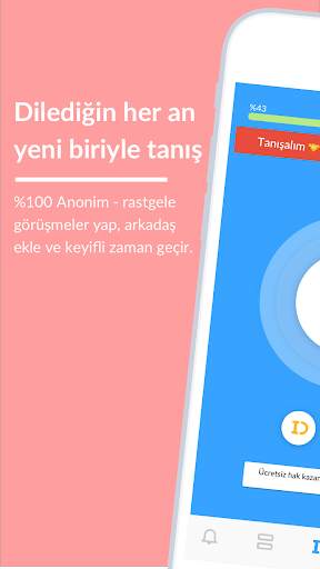 BlindID : Anonim Canlı Sohbet screenshot 1