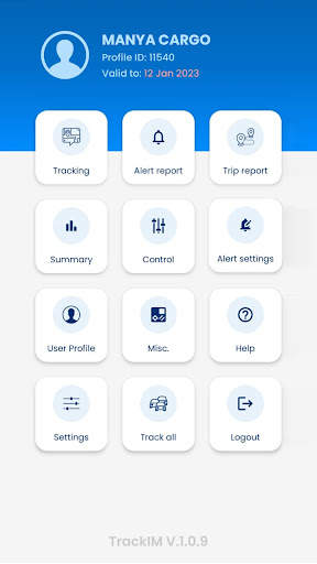 TrackIM screenshot 2