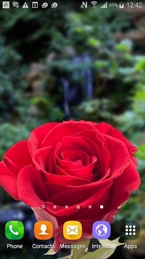 Roses Live Wallpaper screenshot 2