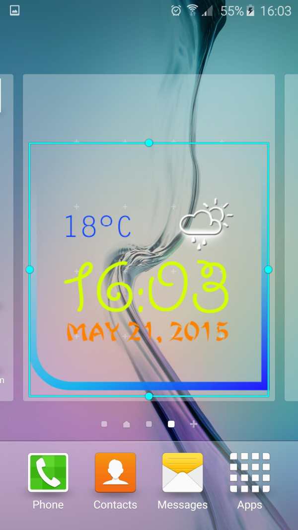 Clean Digital Clock screenshot 4