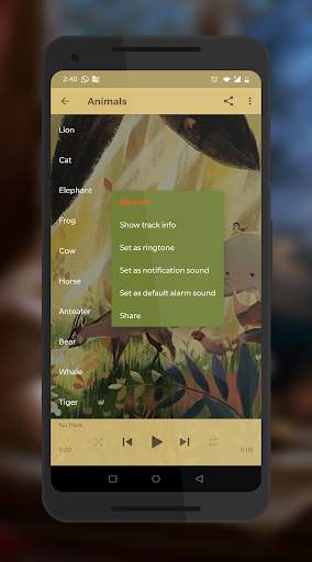 Ringtones Birds and Animals screenshot 5