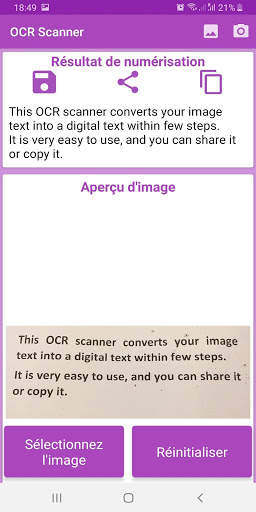 Scanner de texte - OCR 2020 De l'image au texte screenshot 3