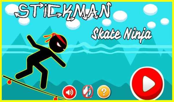 Stickman Skate Ninja screenshot 1