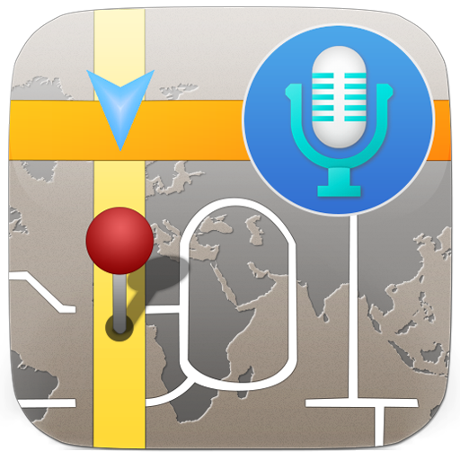 Voice GPS Navigation &amp; Driving Directions On Map आइकन