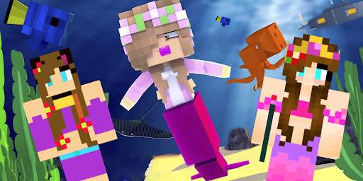 Cute Mermaid Skins for Minecraft screenshot 1