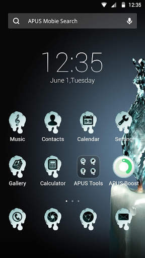 Candle-APUS Launcher theme screenshot 1