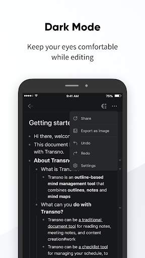 Transno - Outlines, Notes, Mind Map screenshot 8