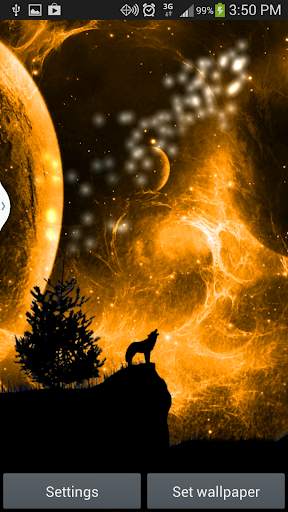 Howling Space Live Wallpaper screenshot 2