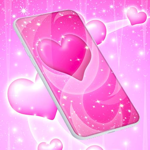 Pink Hearts Live Wallpaper 6.9.27