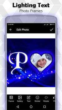 Lighting Text Photo Editor screenshot 2