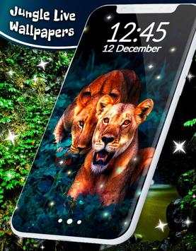 Animals Live Wallpaper: Jungle Sparkling Wallpaper скриншот 7
