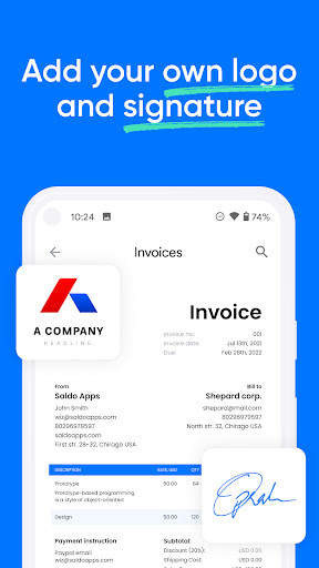 Simple Invoice Maker screenshot 2