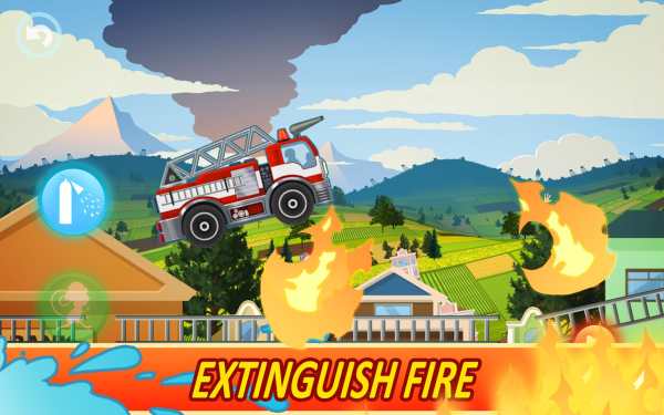 Fire Fighters Racing: Fireman Drives Fire Truck screenshot 1