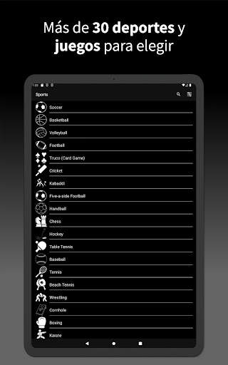 Virtual Scoreboard - Marcador screenshot 8