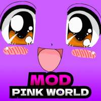 Mod Kawaii World for minecraft logo