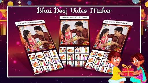 Happy Bhai Dooj Video Maker With Music screenshot 4