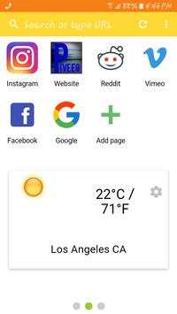 Piveeo Browser screenshot 1