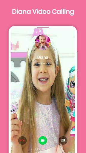 Diana Video Call : Fake Video Call Diana screenshot 1