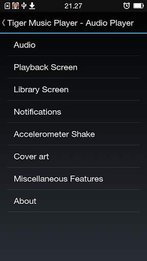 Tiger Music Player - Audio 2 تصوير الشاشة
