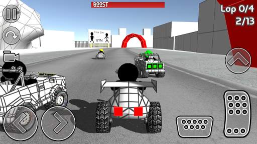 Stickman Car Racing screenshot 3