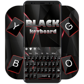 Stylish Black Keyboard icon