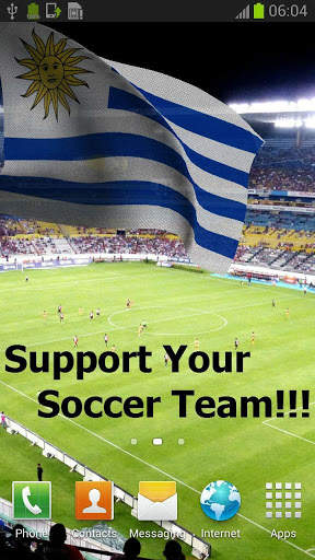 Uruguay Flag Live Wallpaper screenshot 1