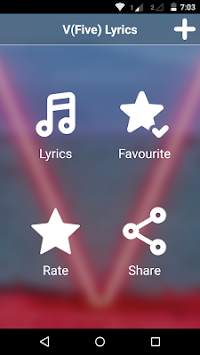 V(Five) - Maroon 5 Lyrics screenshot 1