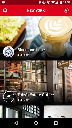 Crema find indie coffee shops screenshot 1