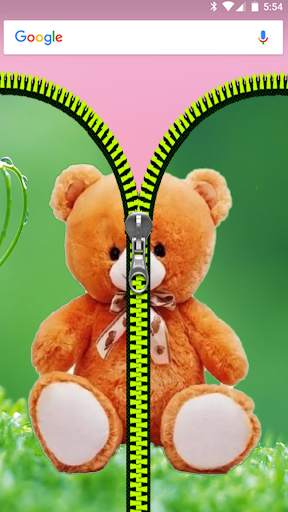 Teddy Bear Zipper Lock screenshot 7