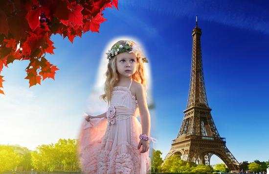 Eiffel Tower Photo Frame Editor screenshot 2