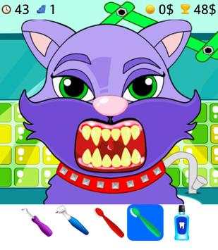 Cat dentist games screenshot 1