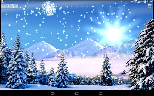 Snowfalling Live Wallpaper screenshot 5