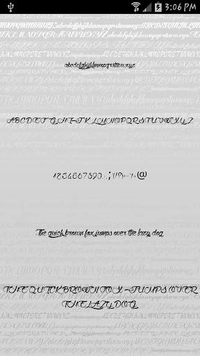 Fonts - Kiss for FlipFont Free screenshot 5