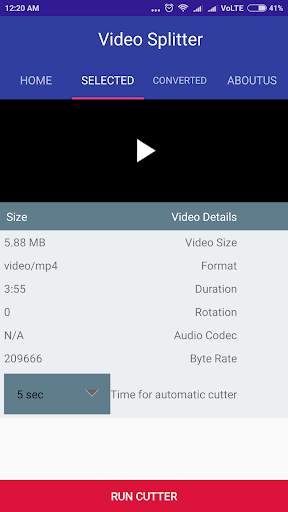 Video Splitter screenshot 2