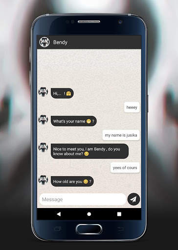 Fake call and video chat whith Bendy screenshot 4