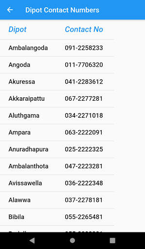 Sri-Lanka Bus TimeTable screenshot 5