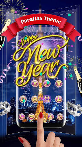 Happy New Year 2019 Beautiful Fireworks screenshot 2