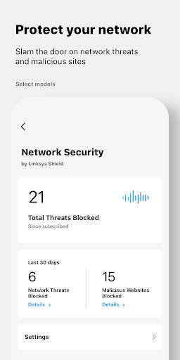 Linksys screenshot 3