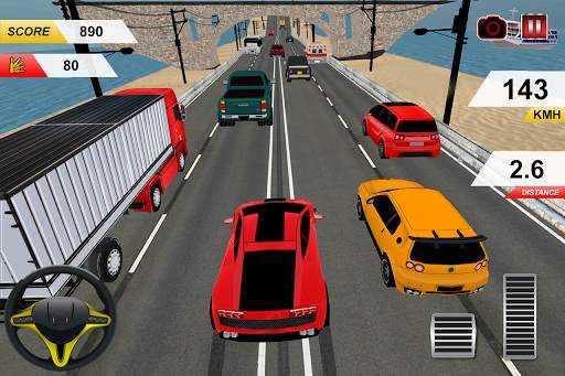 Real Traffic Extreme Endless Cars Racing screenshot 2