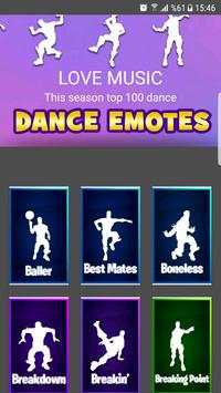 Dances and emotes 1 تصوير الشاشة