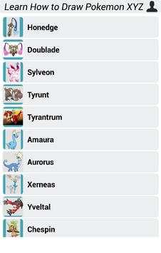 Learn How to Draw Pokemon XYZ screenshot 3