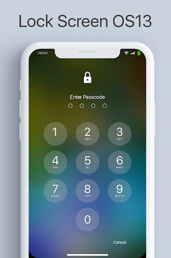 Lock Screen Style i-OS 13 screenshot 1