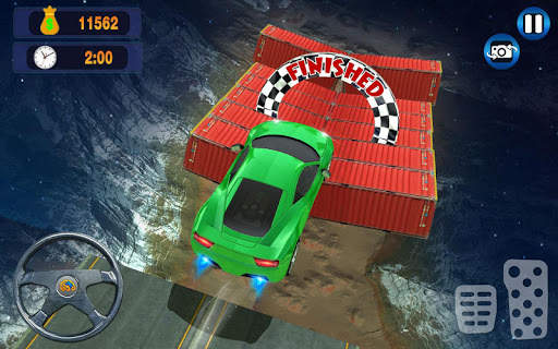 Mega ramp car driving - impossible car flip screenshot 11