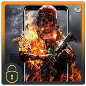 Devil on Fire Locker Theme icon