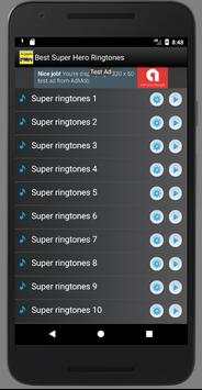 Superhero Ringtones 2 تصوير الشاشة